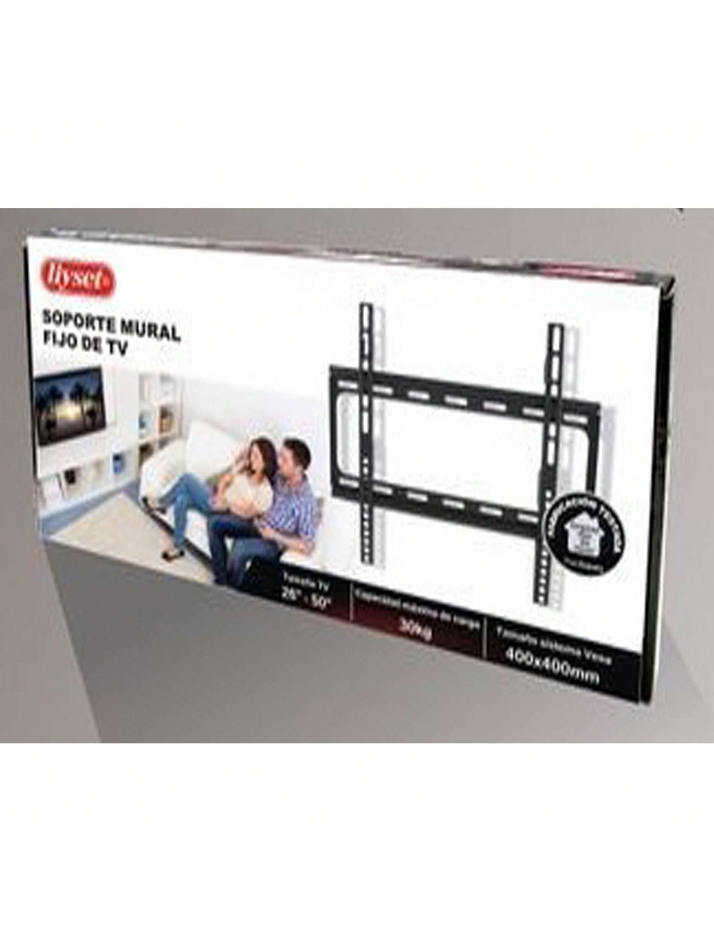 Soporte de Pared Fijo para TV 26”–50” | Montaje Universal VESA 400x400 | Estructura Metálica Reforzada | Compatible con LED, LCD y Plasma | Hasta 30kg