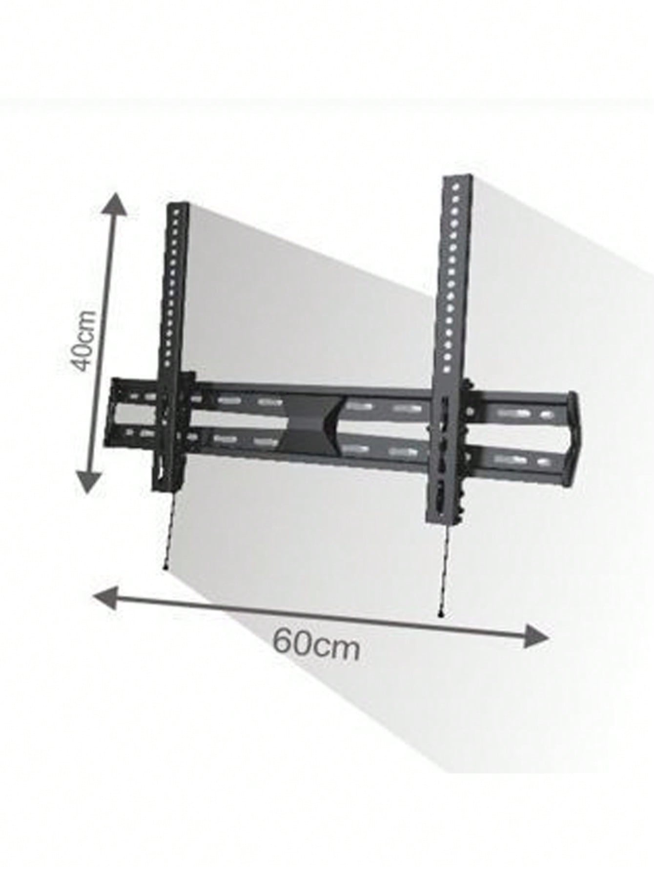 Soporte de Pared Inclinable para TV 37”–55” | Montaje Universal VESA 600x400 | Estructura Metálica Reforzada | Ajustable, Delgado, Ahorra Espacio | Compatible con LED, LCD, Plasma | Hasta 35kg