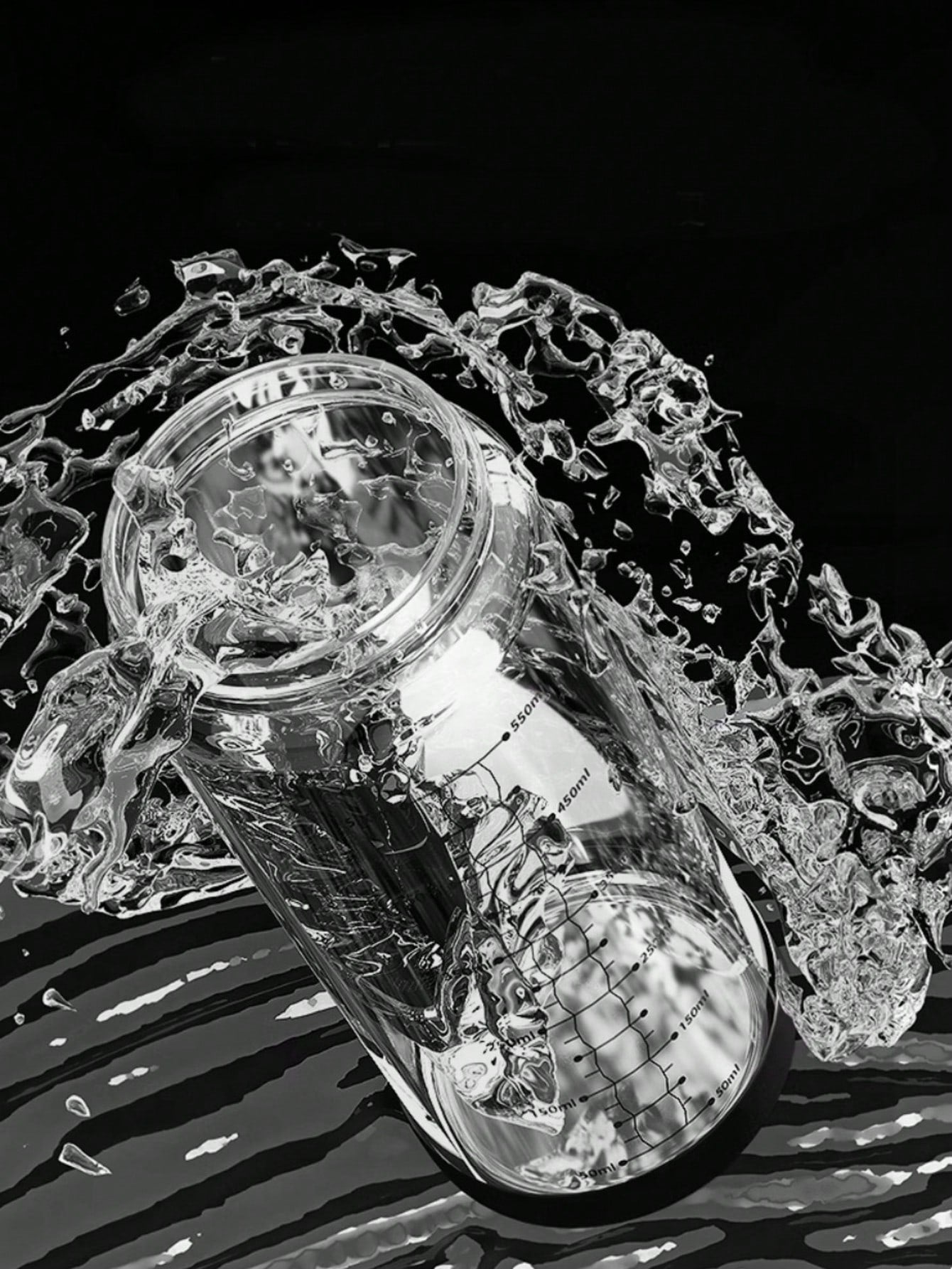 Botella de vidrio para aceite 450ml /550ml con tapa automática – diseño antigoteo con escala de medición – ideal para aceite, vinagre o salsa de soya – utensilio de cocina práctico