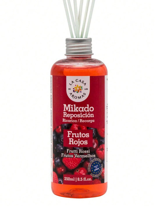 Mikado Reposicion | Recarga de Aroma para Difusor 250ml | Ambientador de Larga Duración, Sin Fuego, Purificador de Aire, Aceite Esencial Natural, Eliminador de Olores, Ideal para Hogar, Dormitorio, Salón, Baño, Oficina, Coche, Hoteles