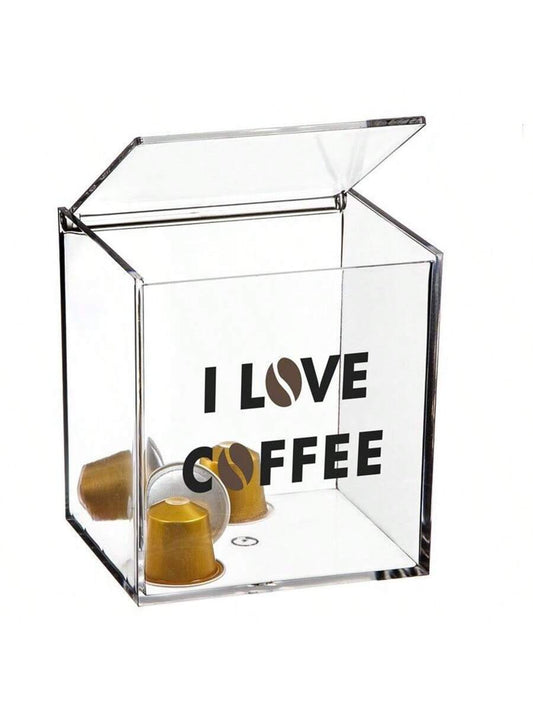 Dispensador de Cápsulas de Café en Metacrilato Transparente | Diseño Moderno y Elegante | Organización Práctica y Accesible | Compatible con Cápsulas de Café Estándar | Ahorro de Espacio para Cocina u Oficina