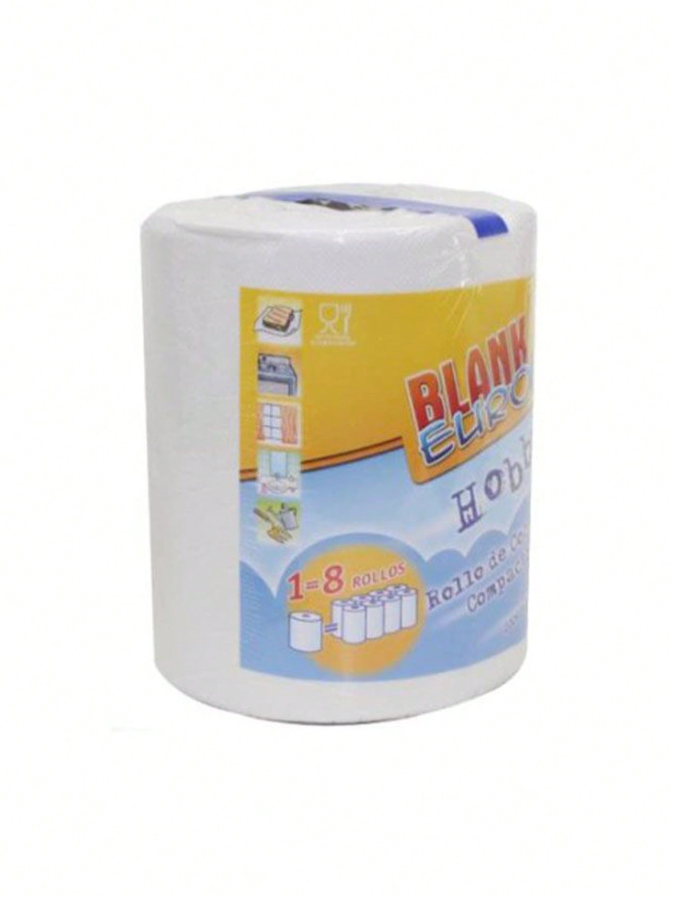 Paquete de 6 Rollos de cocina compactas, doble capa, alta absorción, resistentes al agua, papel en rollo para uso doméstico y comercial, multiusos para limpieza