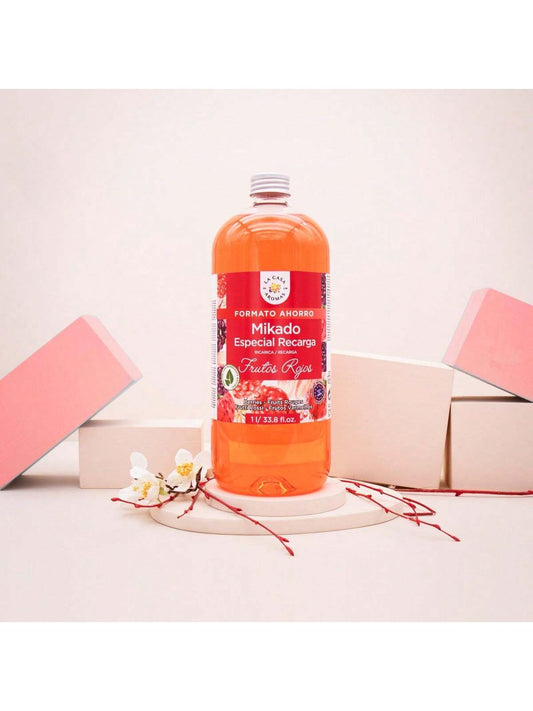 Mikado Reposicion | Recarga de Aroma para el Hogar 1L Gran Capacidad | Difusor de Fragancia Duradera, Aceite Esencial, Ambientador Natural, Eliminador de Olores, Purificador de Aire