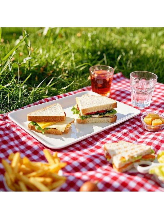 Manta de picnic impermeable para exteriores, alfombra portátil plegable a prueba de humedad, tapete para tienda de campaña, resistente al polvo y al agua, manta para playa, césped y parque, ideal para excursiones y campamentos, tapete de viaje con asa