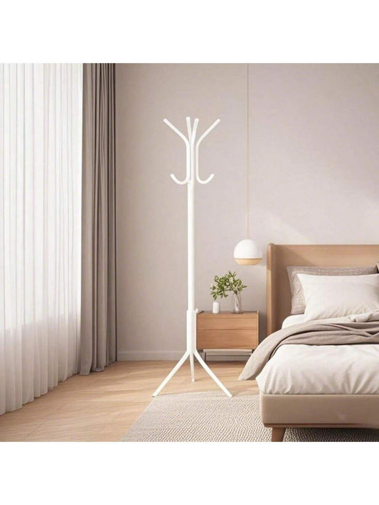 Perchero moderno minimalista Soporte de ropa de pie Organizador multifuncional para dormitorio y sala de estar Estilo nórdico Estante de metal giratorio Perchero resistente