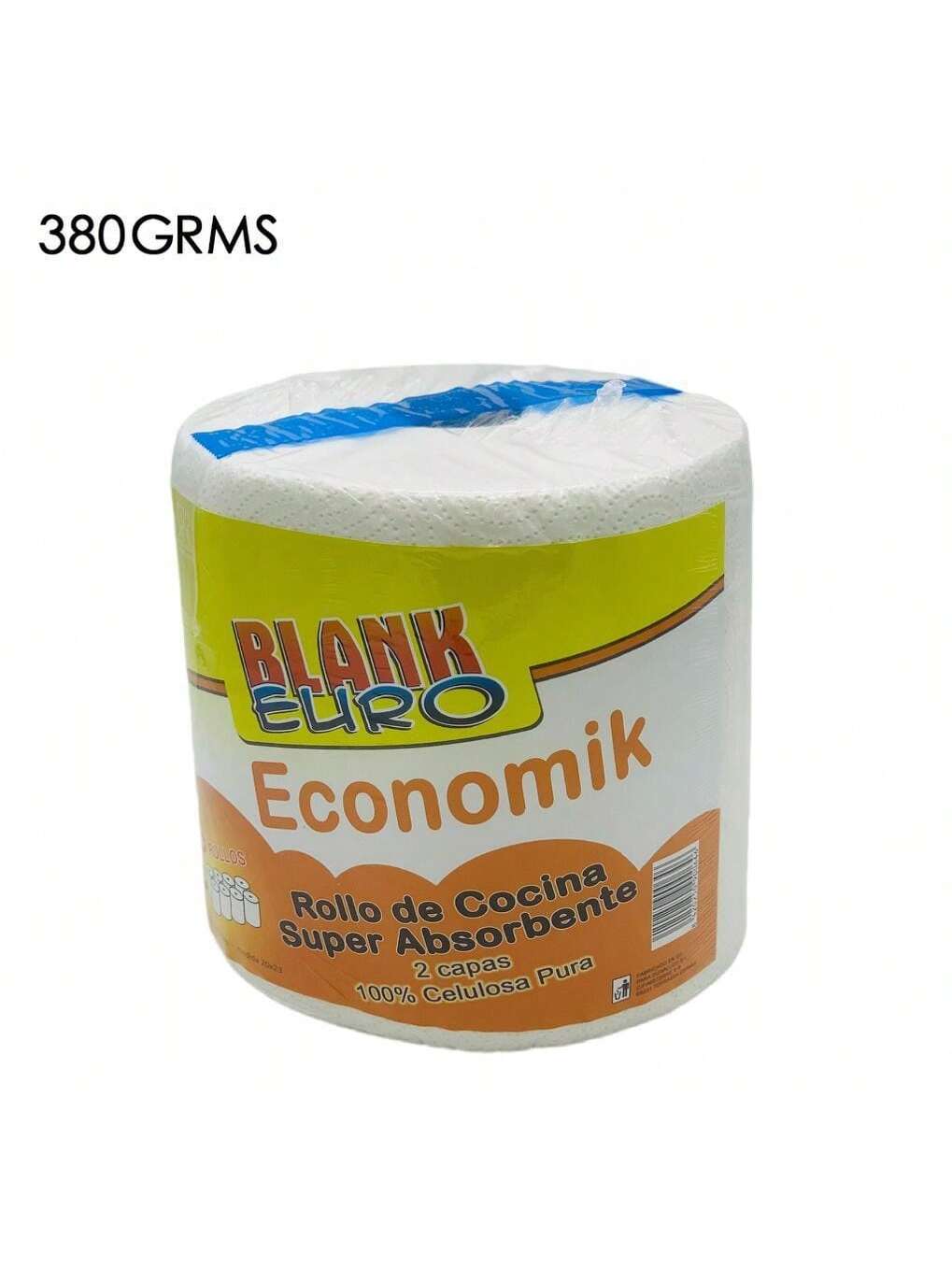 Paquete de 6 Rollo de cocina , paquete de 12, 380g por rollo, doble capa, súper absorbentes, resistentes al agua, suaves y duraderas, 100% celulosa pura, para uso doméstico y comercial