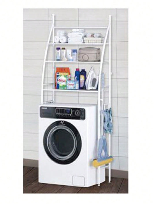 「Estante Multifuncional para Lavadora」- Almacenamiento sobre la lavadora | Instalación sin perforación | Gran capacidad | Resistente y duradero | Ahorro de espacio | Impermeable y antioxidante | Apto para balcón/baño/lavadero