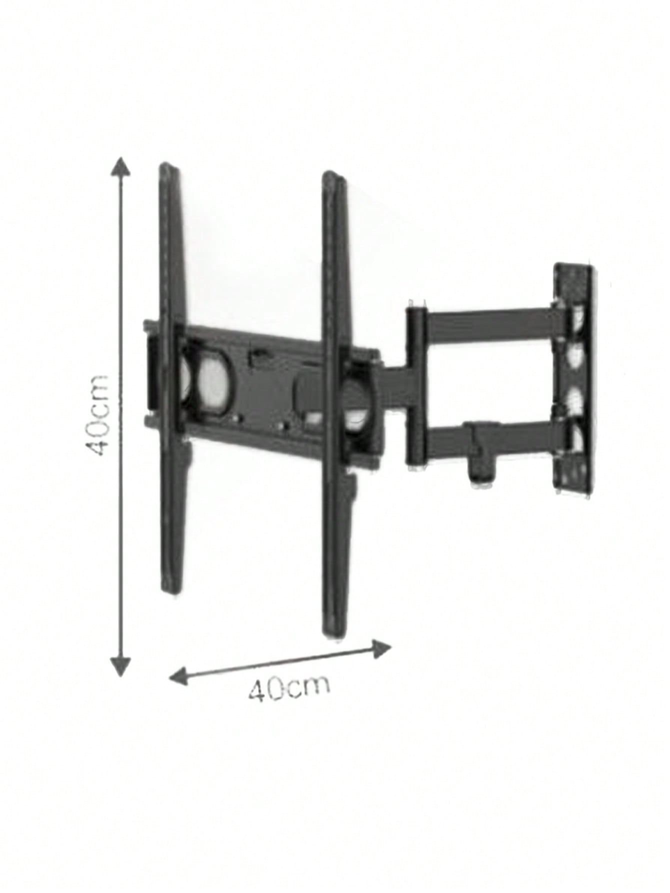 Soporte de Pared Articulado para TV 26”–55” | Brazo Doble Extensible y Giratorio | Montaje VESA Universal | Soporte Metálico Fuerte para Pantalla LED/LCD/Plasma | Hasta 35kg