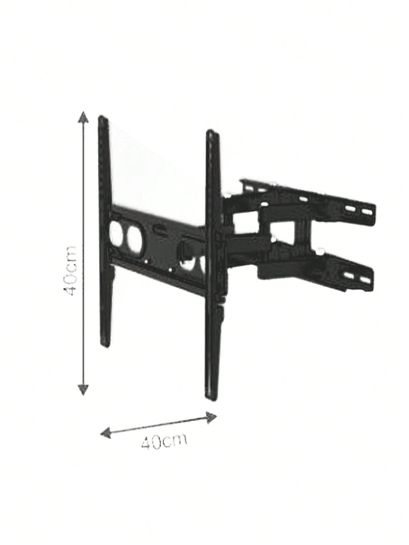 Soporte de Pared Articulado para TV 26”–65” | Brazo Doble Extensible y Giratorio | Montaje VESA Universal | Estructura Reforzada para Pantallas LED/LCD/Plasma | Hasta 40 kg
