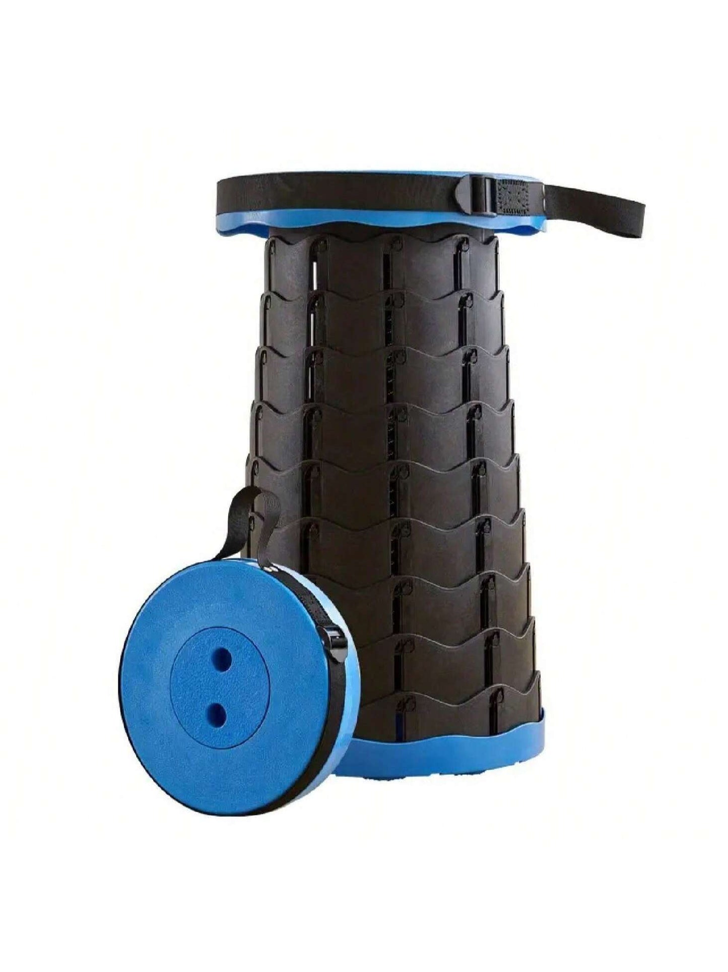 【Versión Mejorada】Taburete Plegable y Extensible Portátil - Silla Plegable Ajustable Multifuncional para Exteriores, Pesca, Camping, Picnic, Barbacoa y Viajes - Taburete Bajo para Hogar y Cocina, Ultraligero, Resistente