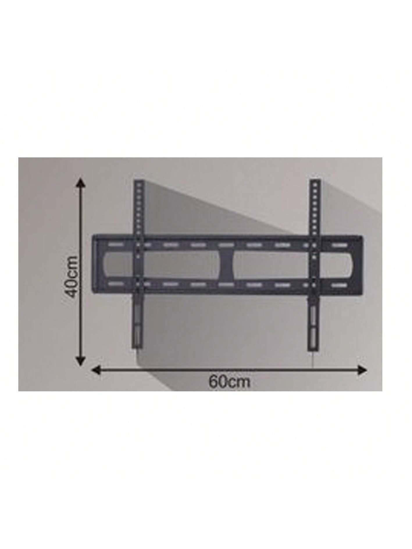 Soporte de Pared Fijo para TV 32”–65” | Montaje VESA 600x400 mm | Estructura Metálica Reforzada | Compatible con LED/LCD/Plasma | Hasta 40kg