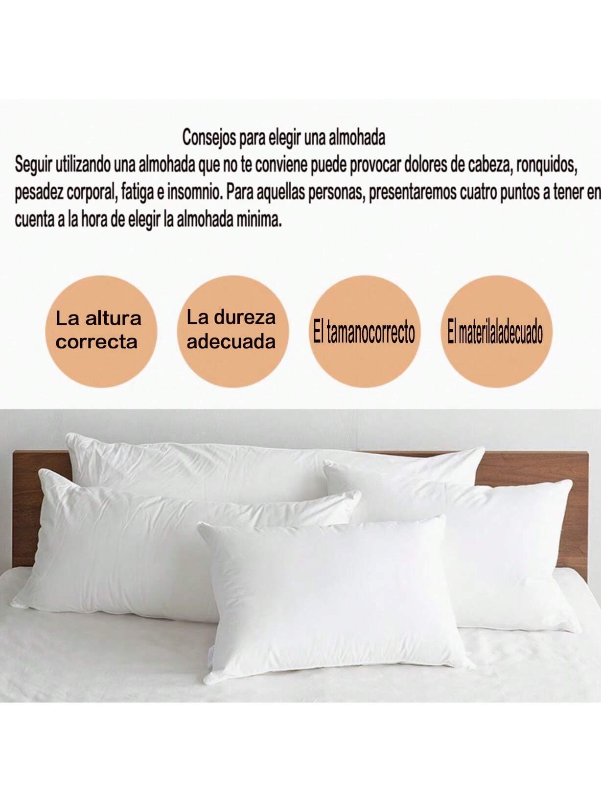 Relleno de cojín blanco grueso, 【Múltiples tamaños disponibles】 núcleo de almohadilla decorativa cuadrada y rectangular, almohadón para sofá, cojín grande para cabecero de cama, cojín para ventana o tatami
