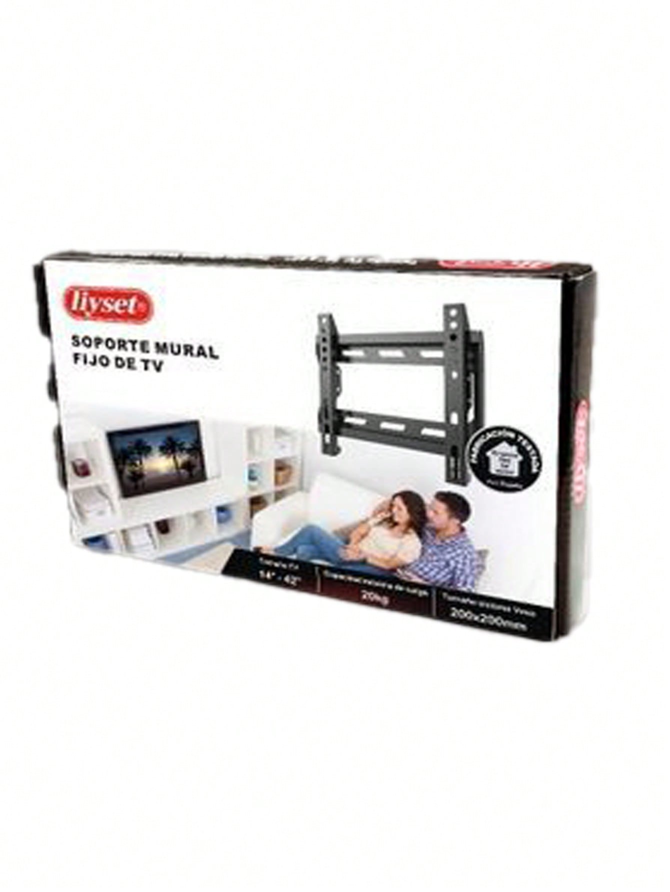 Soporte de Pared Fijo para TV 14”–42” | Montaje VESA Universal hasta 200x200 mm | Estructura Metálica Compacta | Compatible con LED/LCD/Plasma | Hasta 25kg