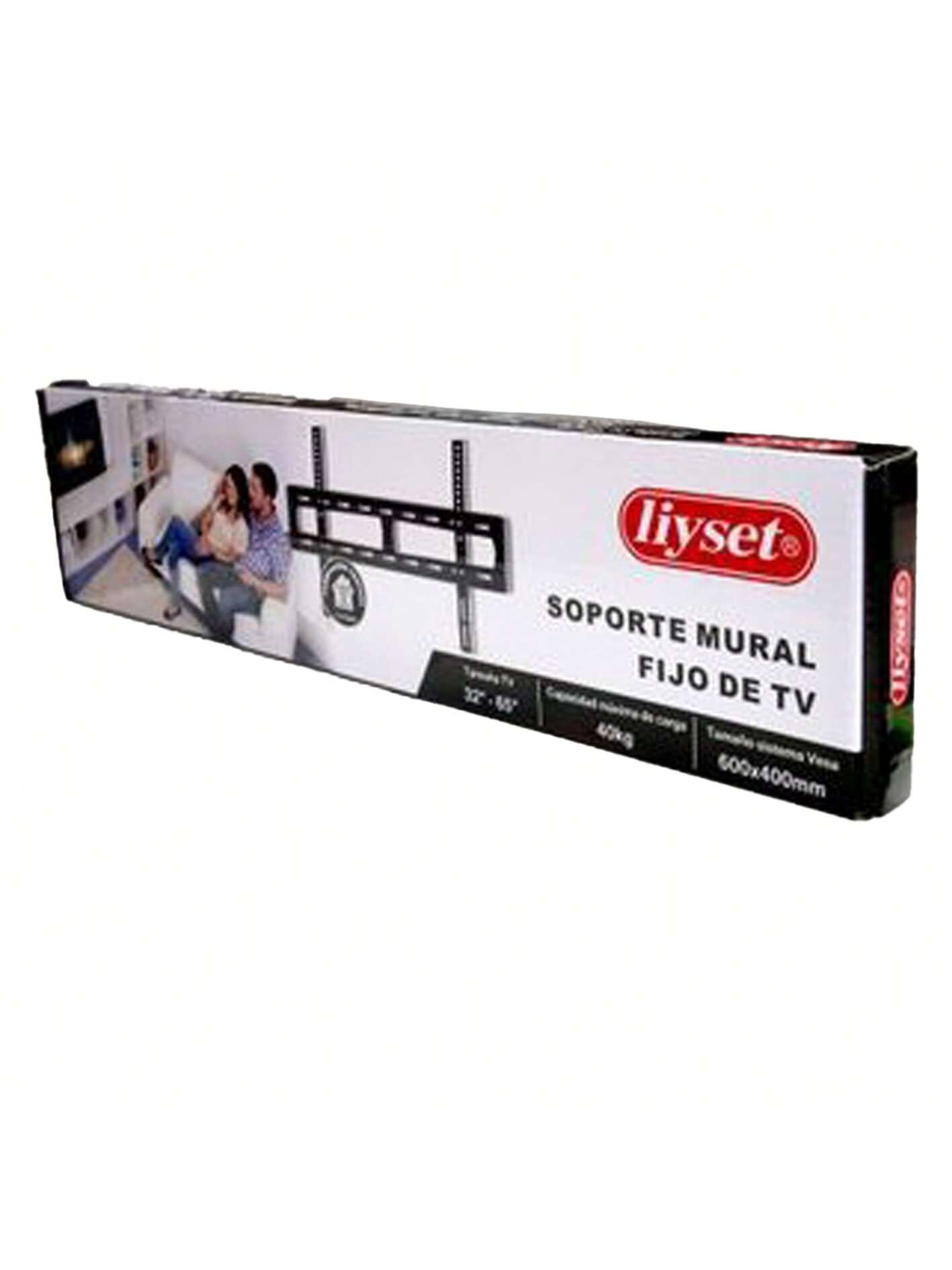 Soporte de Pared Fijo para TV 32”–65” | Montaje VESA 600x400 mm | Estructura Metálica Reforzada | Compatible con LED/LCD/Plasma | Hasta 40kg