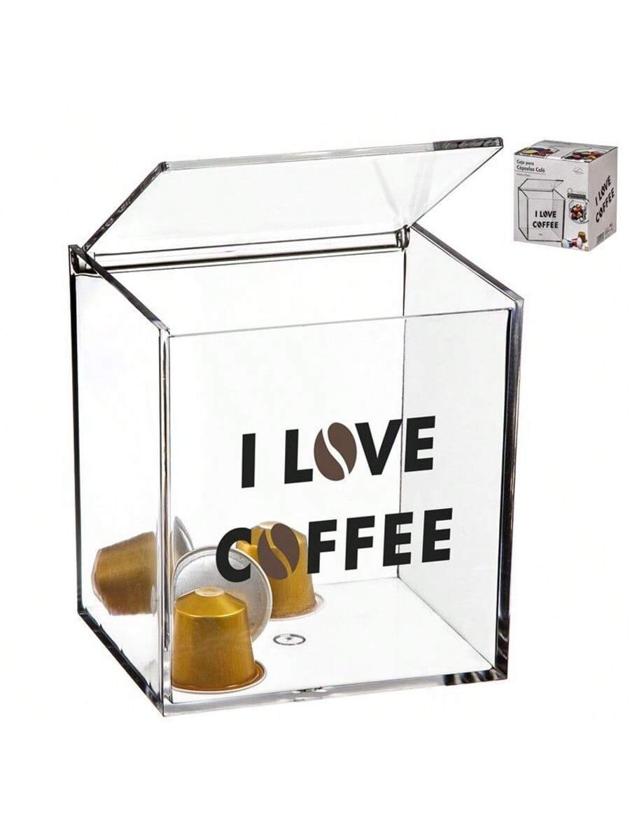 Dispensador de Cápsulas de Café en Metacrilato Transparente | Diseño Moderno y Elegante | Organización Práctica y Accesible | Compatible con Cápsulas de Café Estándar | Ahorro de Espacio para Cocina u Oficina