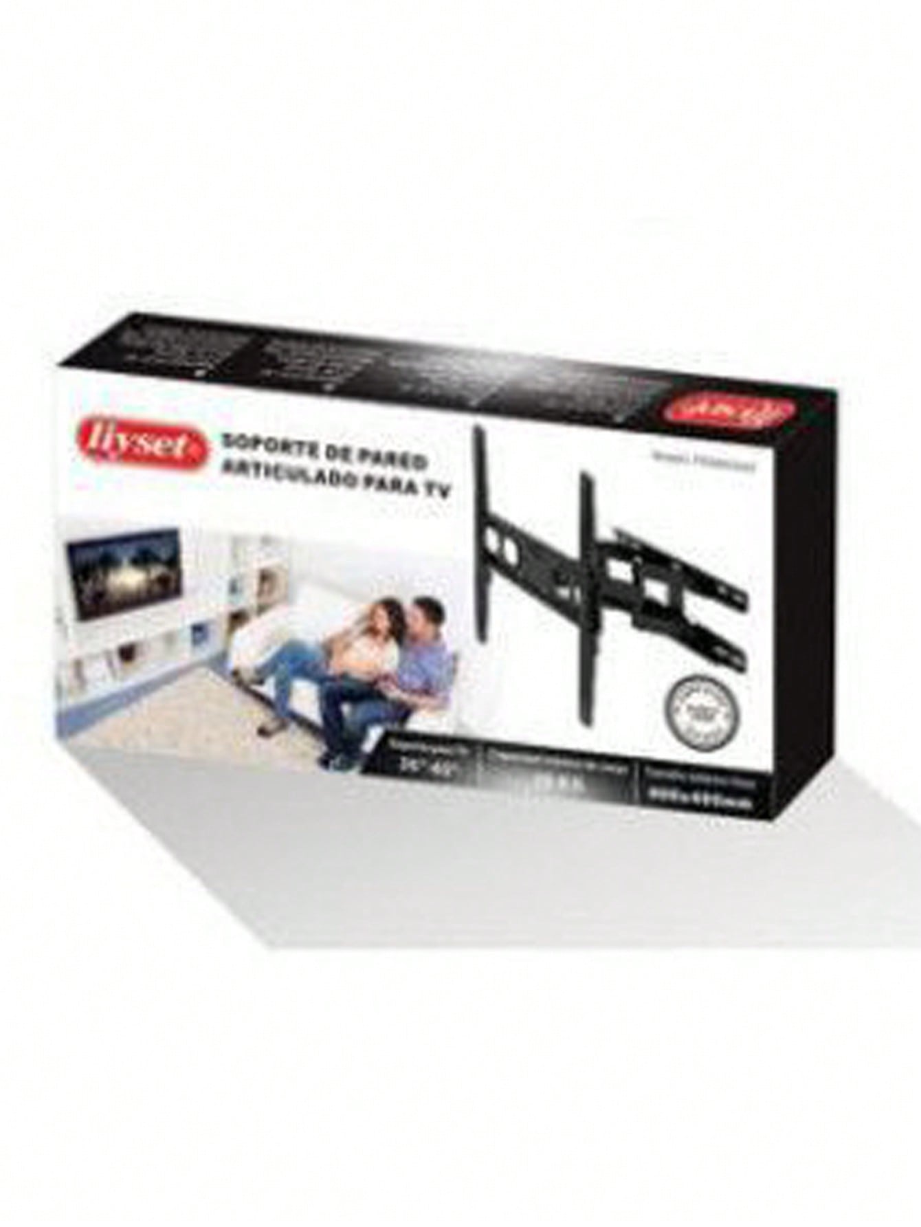 Soporte de Pared Articulado para TV 26”–65” | Brazo Doble Extensible y Giratorio | Montaje VESA Universal | Estructura Reforzada para Pantallas LED/LCD/Plasma | Hasta 40 kg