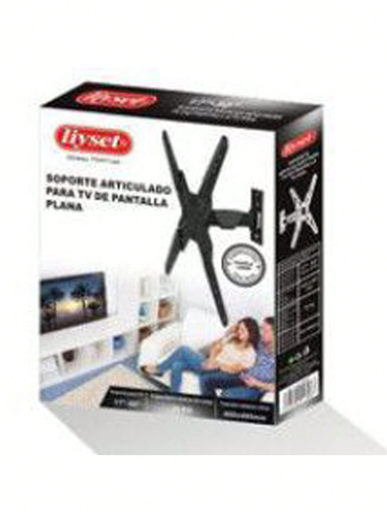 Soporte de Pared Articulado para TV 17”–50” | Brazo Giratorio Extensible | Compatible VESA 400x400 | Montaje para Televisor LCD LED Plasma | Hasta 25kg | Inclinable y Ajustable