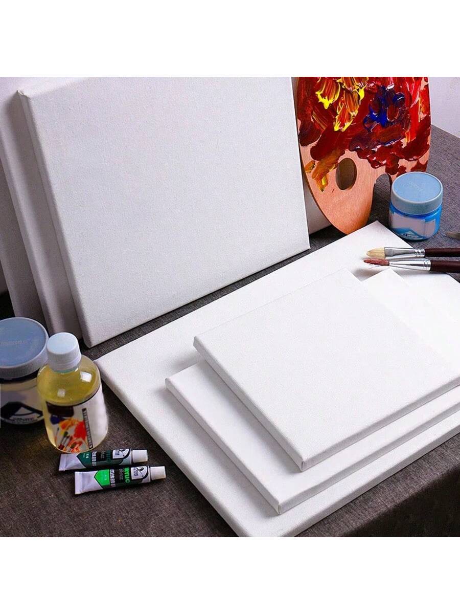 LIENZO PARA PINTAR Lienzo de Alta Calidad para Pintura en Óleo y Acrílico | Tela de Algodón 100% | Textura Fina y Resistente | Anti-rasguños | Antihumedad | Alta Absorción de Pintura | Fácil de Pigmentar