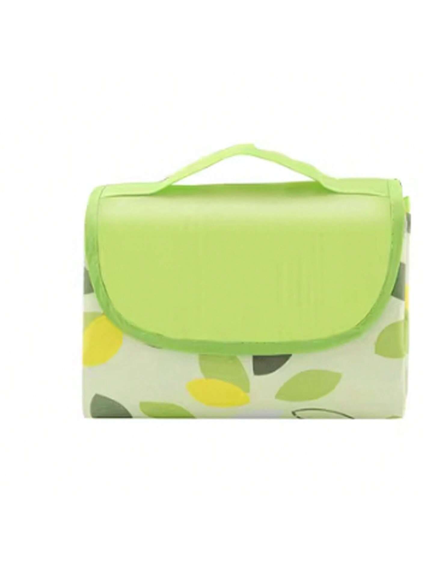 Estera de picnic impermeable al aire libre Patrón de hoja verde Estera portátil plegable a prueba de humedad Estera de suelo de tienda de campaña resistente al desgaste engrosada Estera de playa Estera a prueba de polvo